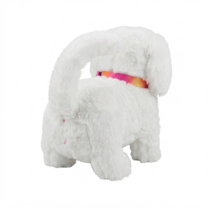 Perro De Peluche Interactivo Con Movimiento Sonido + Bateria