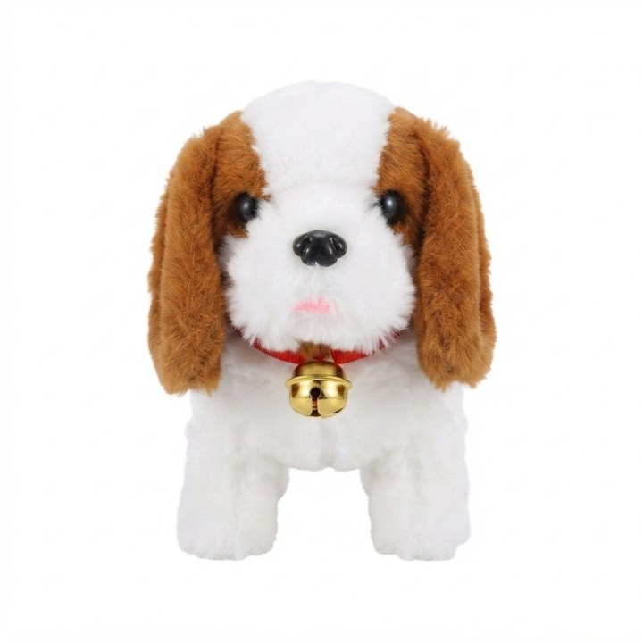 Perro De Peluche Interactivo Con Movimiento Sonido + Bateria