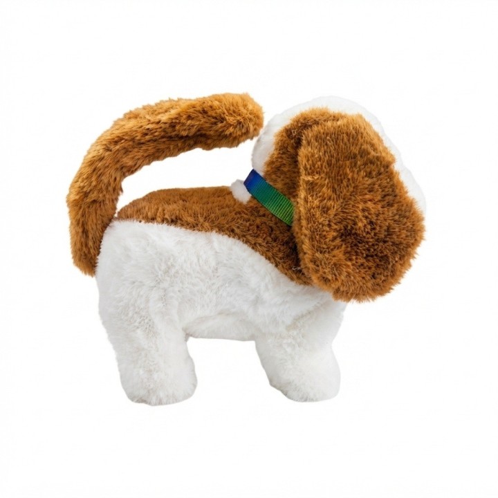 Perro De Peluche Interactivo Con Movimiento Sonido + Bateria