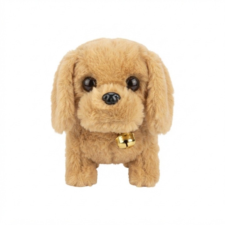 Perro De Peluche Interactivo Con Movimiento Sonido + Bateria
