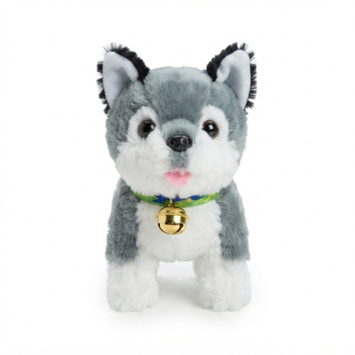 Perro De Peluche Interactivo Con Movimiento Sonido + Bateria
