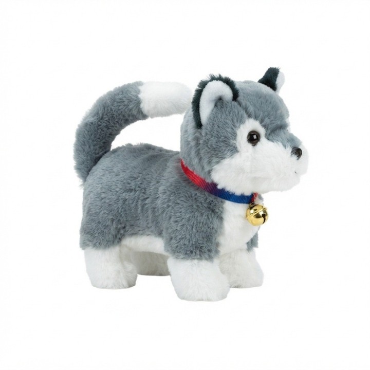 Perro De Peluche Interactivo Con Movimiento Sonido + Bateria