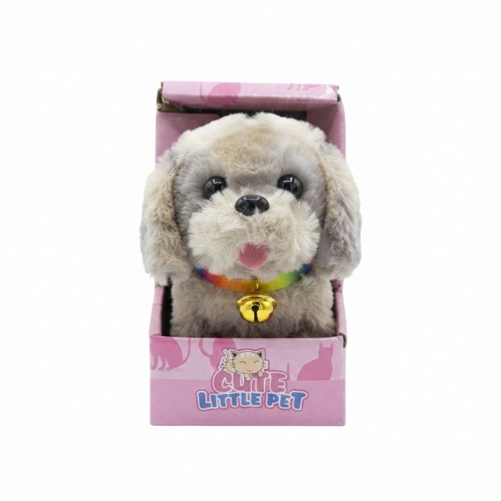 Perro De Peluche Interactivo Con Movimiento Sonido + Bateria