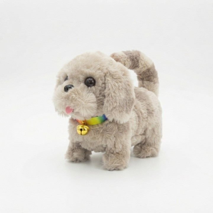 Perro De Peluche Interactivo Con Movimiento Sonido + Bateria