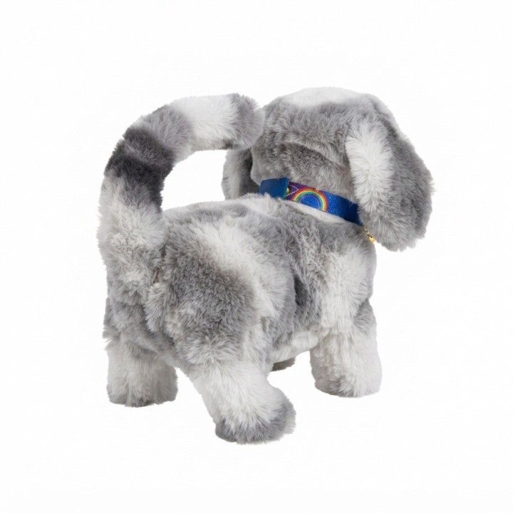 Perro De Peluche Interactivo Con Movimiento Sonido + Bateria