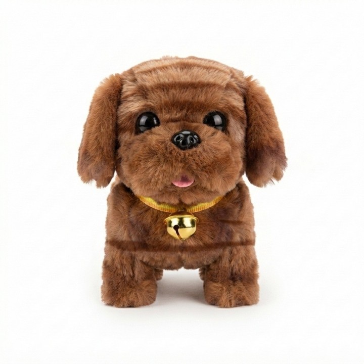 Perro De Peluche Interactivo Con Movimiento Sonido + Bateria