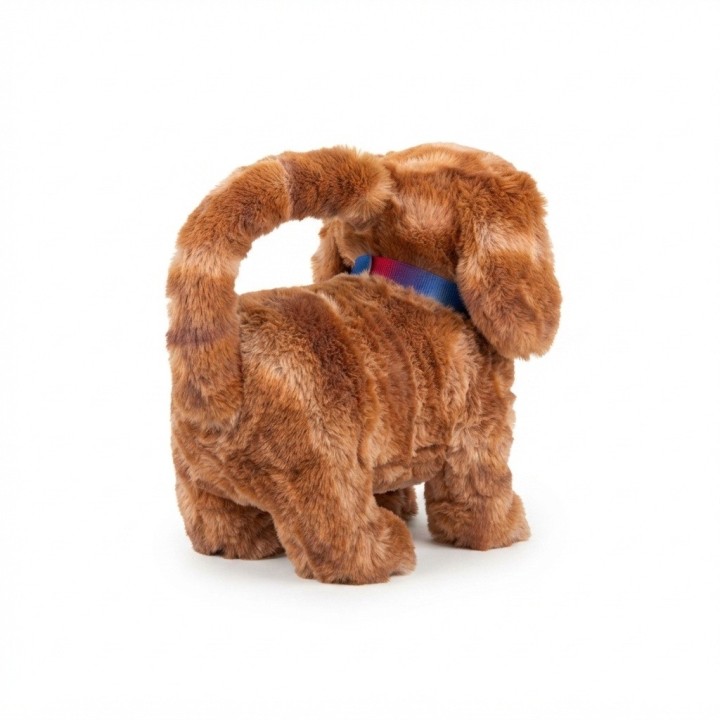Perro De Peluche Interactivo Con Movimiento Sonido + Bateria