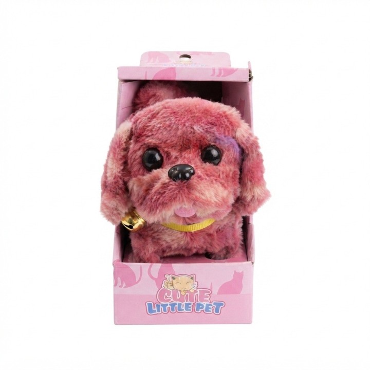 Perro De Peluche Interactivo Con Movimiento Sonido + Bateria