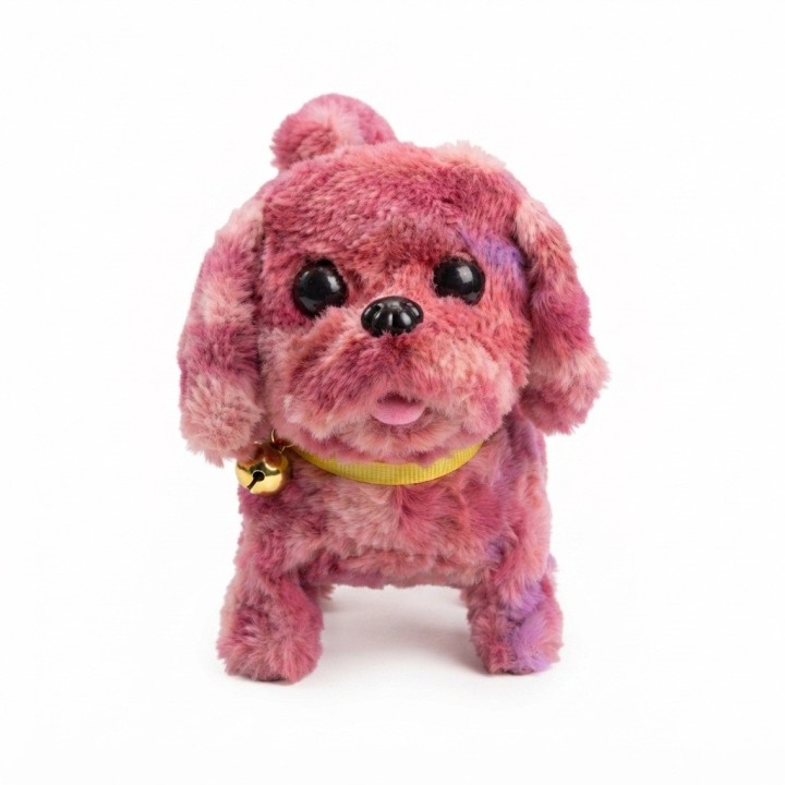 Perro De Peluche Interactivo Con Movimiento Sonido + Bateria