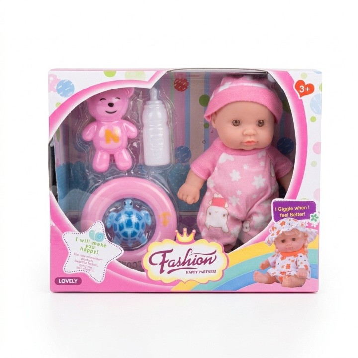 Set Bebé Interactivo Lovely Pijama Con Accesorios