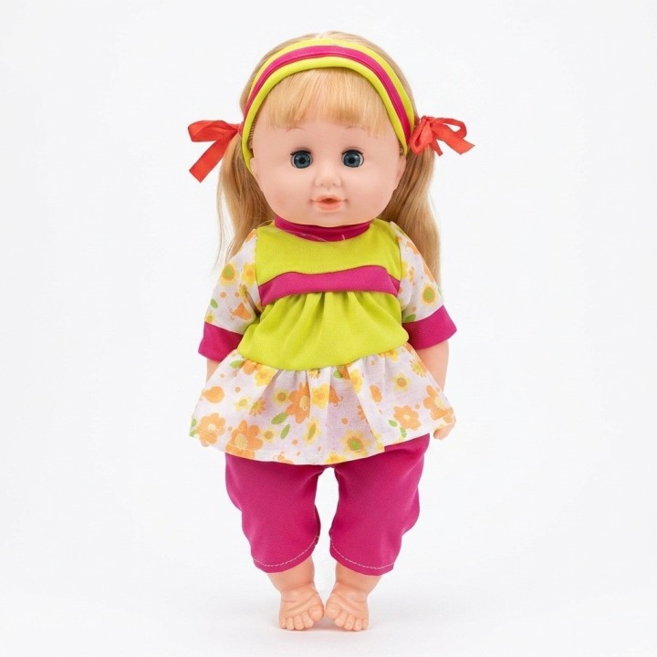 Set Muñeca Bebé Cufan Con Accesorios Bacinilla Y Sonidos