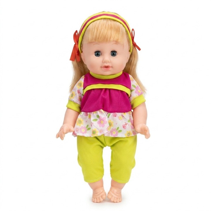 Set Muñeca Bebé Cufan Con Accesorios Bacinilla Y Sonidos