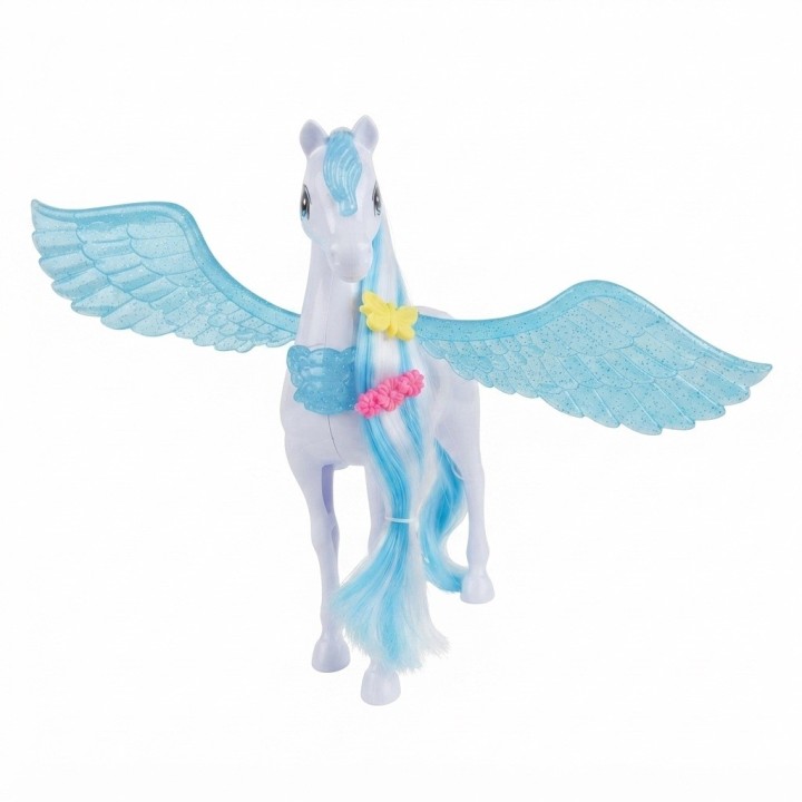 Set Muñeca Con Caballo Alado Pegaso Mágico Para Niñas