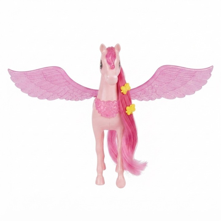 Set Muñeca Con Caballo Alado Pegaso Mágico Para Niñas