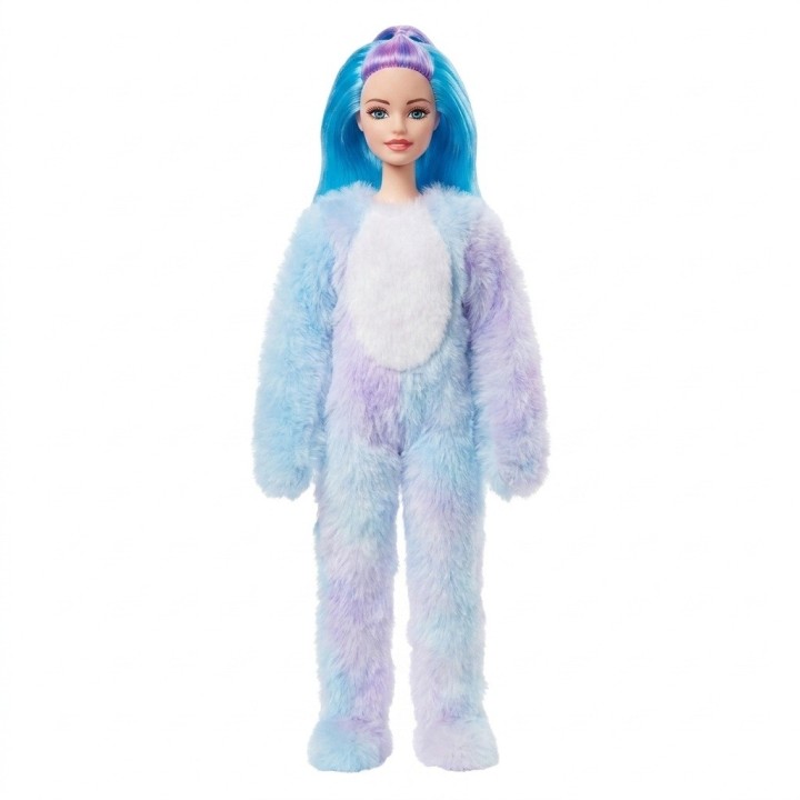 Muñeca Disfraz Peluche Oso Arcoíris Con Accesorios