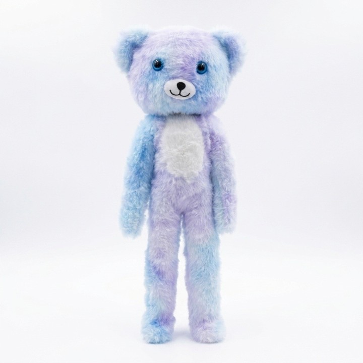 Muñeca Disfraz Peluche Oso Arcoíris Con Accesorios