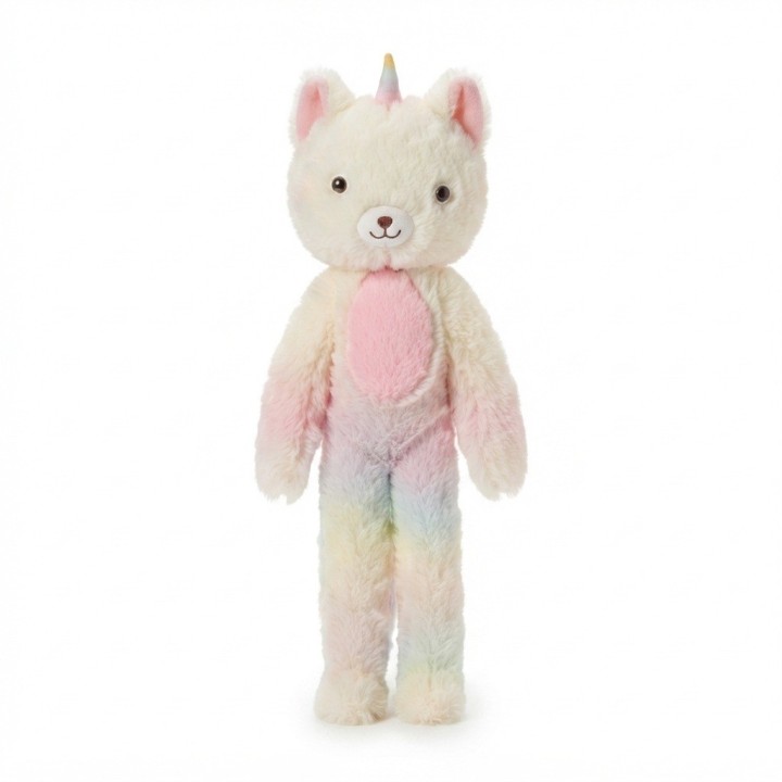 Muñeca Disfraz Peluche Oso Arcoíris Con Accesorios