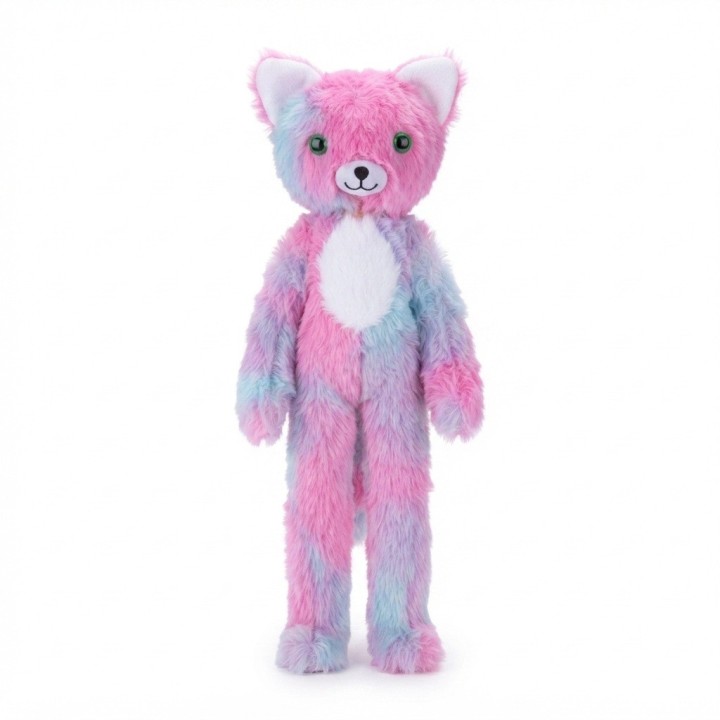 Muñeca Disfraz Peluche Oso Arcoíris Con Accesorios