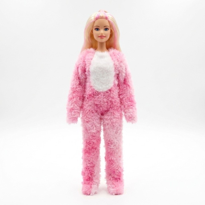Muñeca Disfraz Peluche Oso Arcoíris Con Accesorios