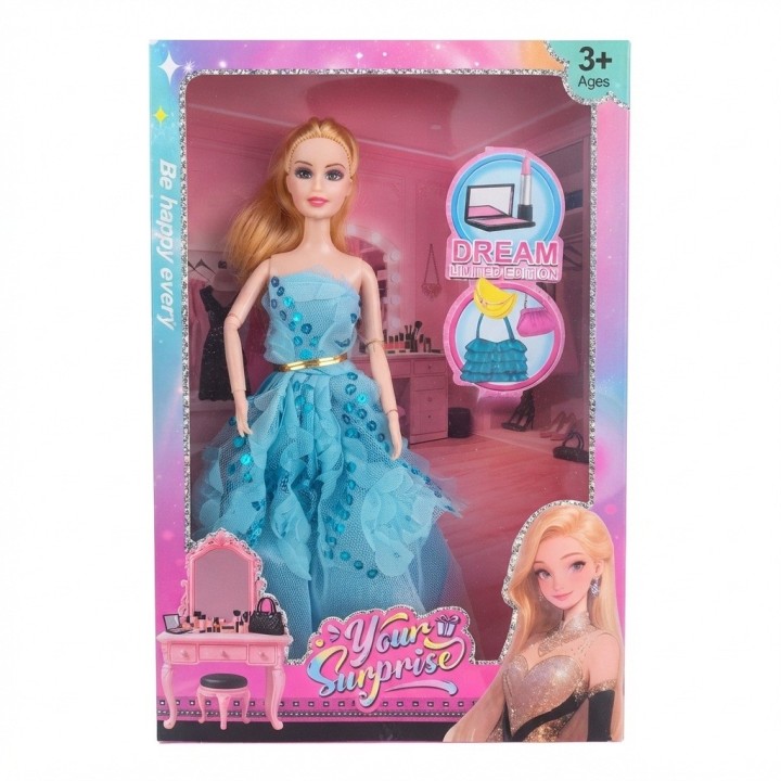 Muñeca Articulada Edición Especial Vestido De Gala