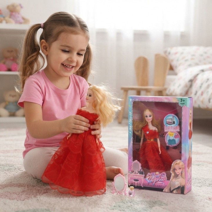 Muñeca Articulada Edición Especial Vestido De Gala