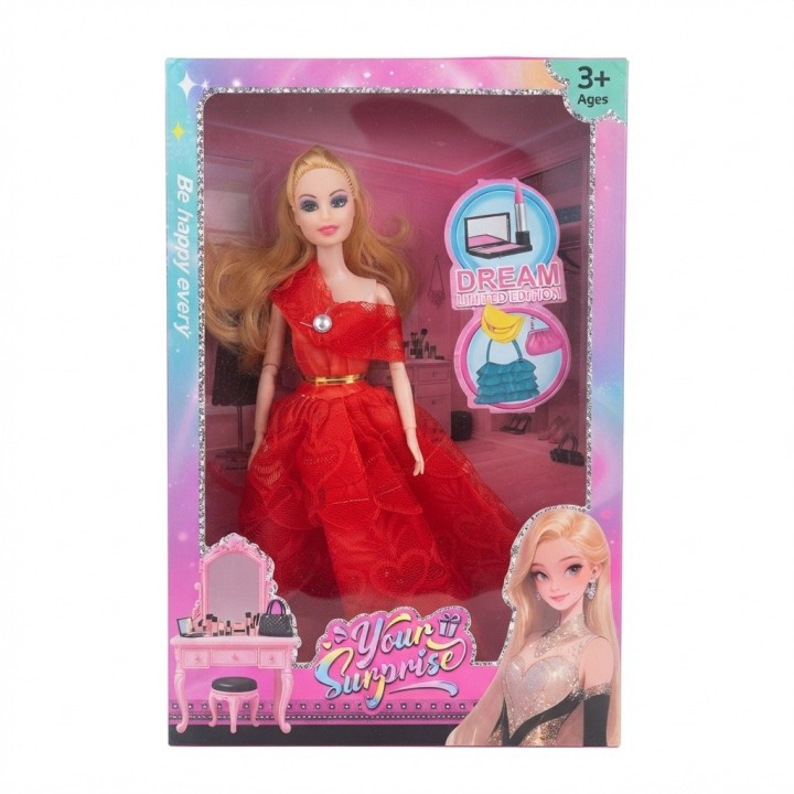 Muñeca Articulada Edición Especial Vestido De Gala