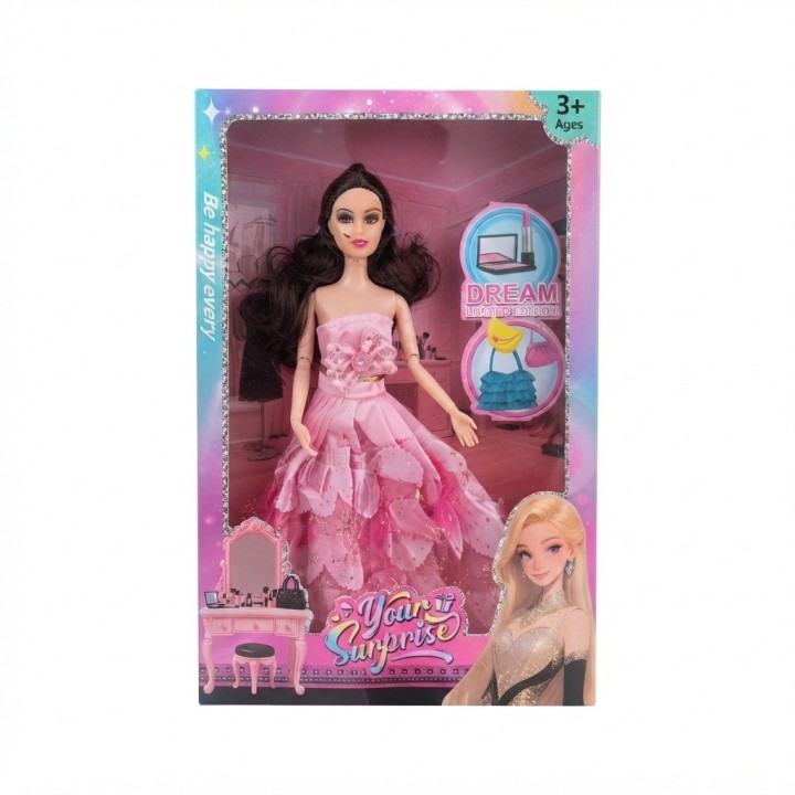 Muñeca Articulada Edición Especial Vestido De Gala