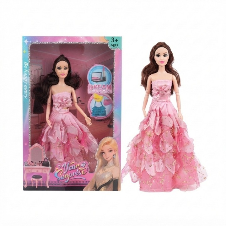 Muñeca Articulada Edición Especial Vestido De Gala