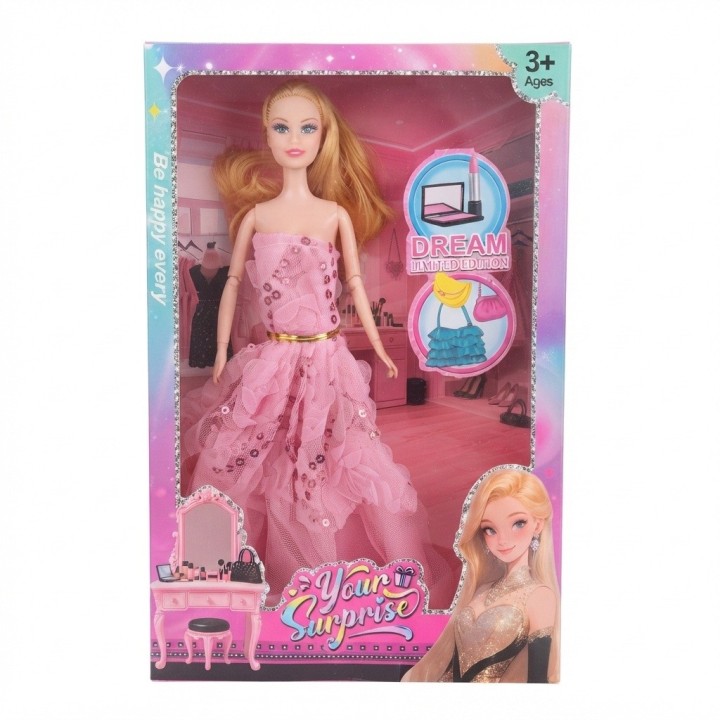Muñeca Articulada Edición Especial Vestido De Gala