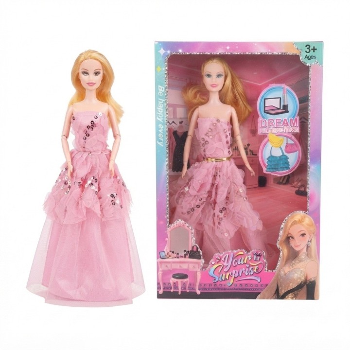 Muñeca Articulada Edición Especial Vestido De Gala