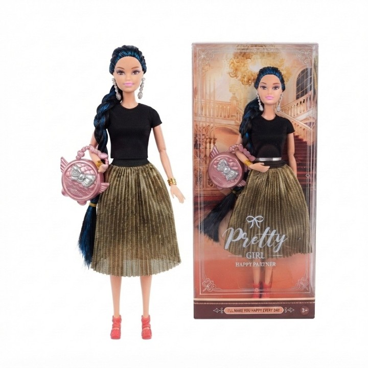 Hermosa Muñeca Fashion Pretty Girl Con Accesorios
