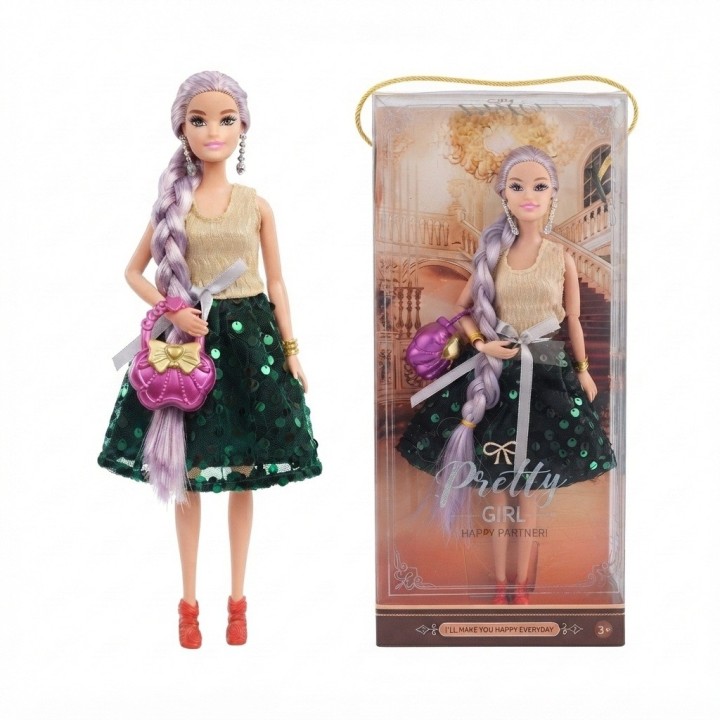 Hermosa Muñeca Fashion Pretty Girl Con Accesorios