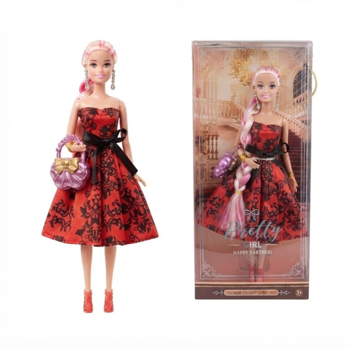 Hermosa Muñeca Fashion Pretty Girl Con Accesorios