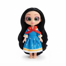 Mini Muñeca Dollbaby Ojos Grandes Con Mascota