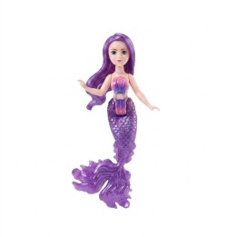 Set Muñeca Sirena Grande Con Mini Sirena Y Accesorios