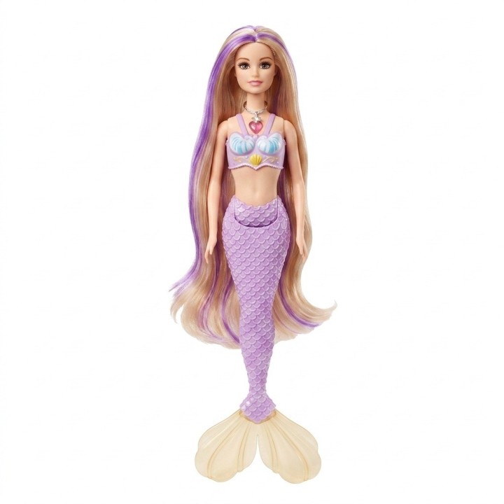 Set Muñeca Sirena Grande Con Mini Sirena Y Accesorios