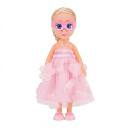 Muñeca Fashion Princesa Con Antifaz Y Varita Mágica