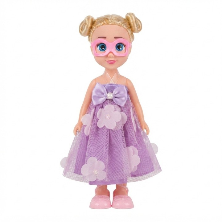 Muñeca Fashion Princesa Con Antifaz Y Varita Mágica