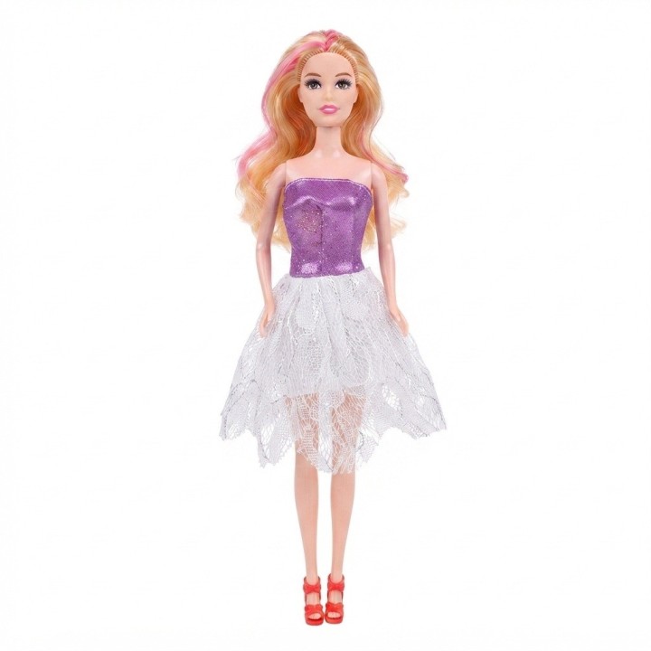 Set Muñeca De Moda Con Tocador Vestidos Y Accesorios