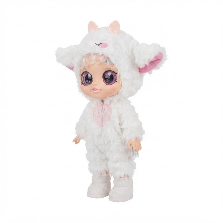 Muñeca Bebé Ojos Grandes Y Coche Paseador Plegable