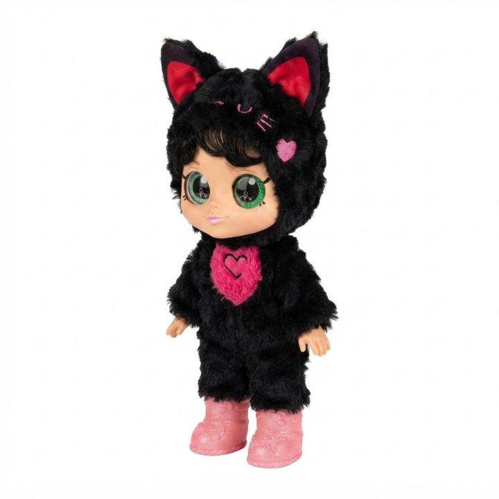 Muñeca Bebé Ojos Grandes Y Coche Paseador Plegable