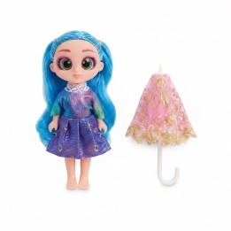 Muñeca Dollbaby Con Ojos Grandes, Cabello Largo Y Sombrilla