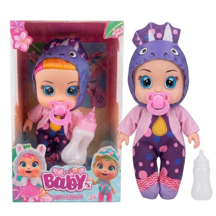 Muñeca Bebé Ojos Grandes Con Pijama De Fantasía