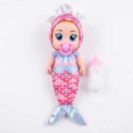 Muñeca Bebé Ojos Grandes Con Pijama De Fantasía