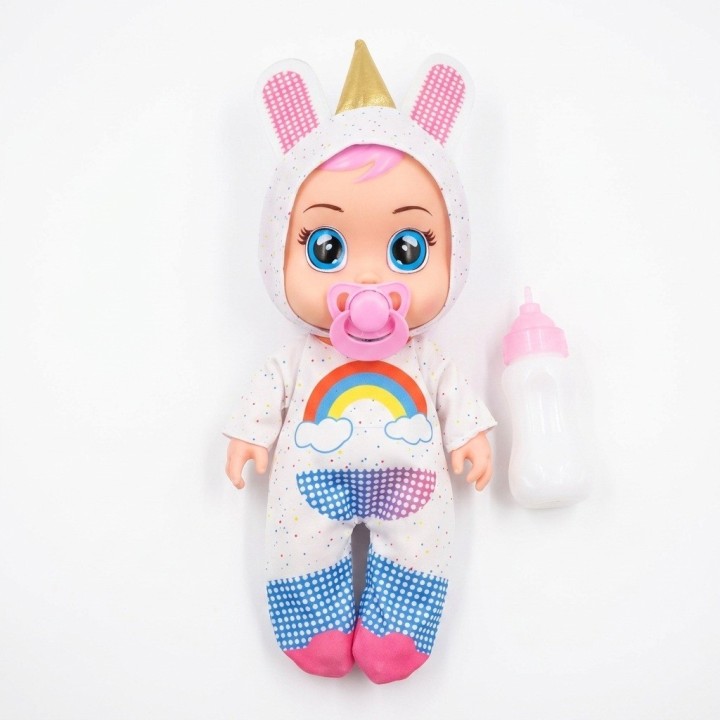 Muñeca Bebé Ojos Grandes Con Pijama De Fantasía