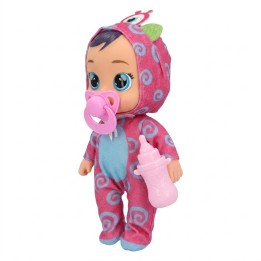 Muñeca Bebé Ojos Grandes Pijama Animalito Y Accesorios
