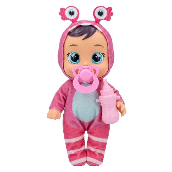 Muñeca Bebé Ojos Grandes Pijama Animalito Y Accesorios