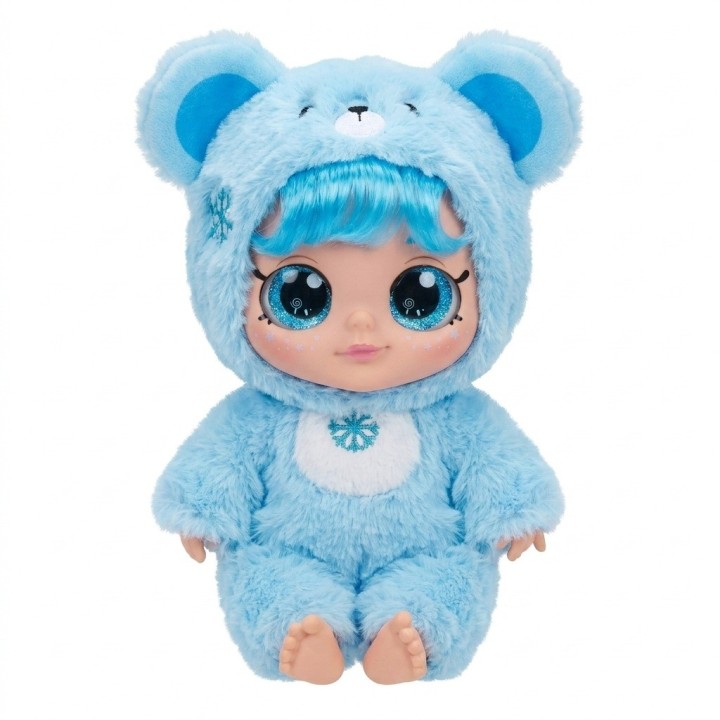 Muñeca Bebé Ojos Grandes Pijama De Peluche