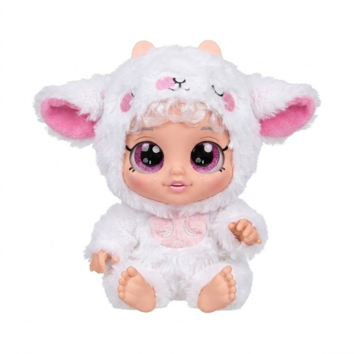 Muñeca Bebé Ojos Grandes Pijama De Peluche