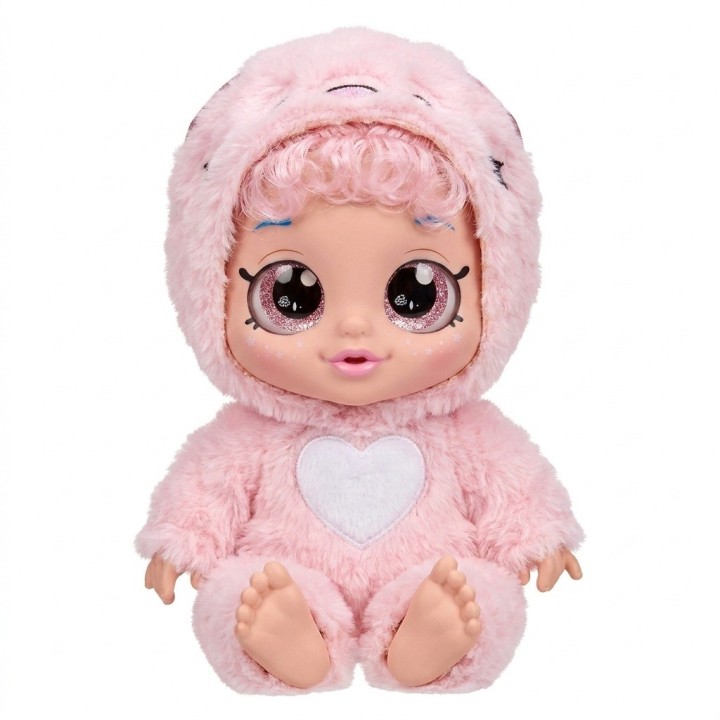 Muñeca Bebé Ojos Grandes Pijama De Peluche